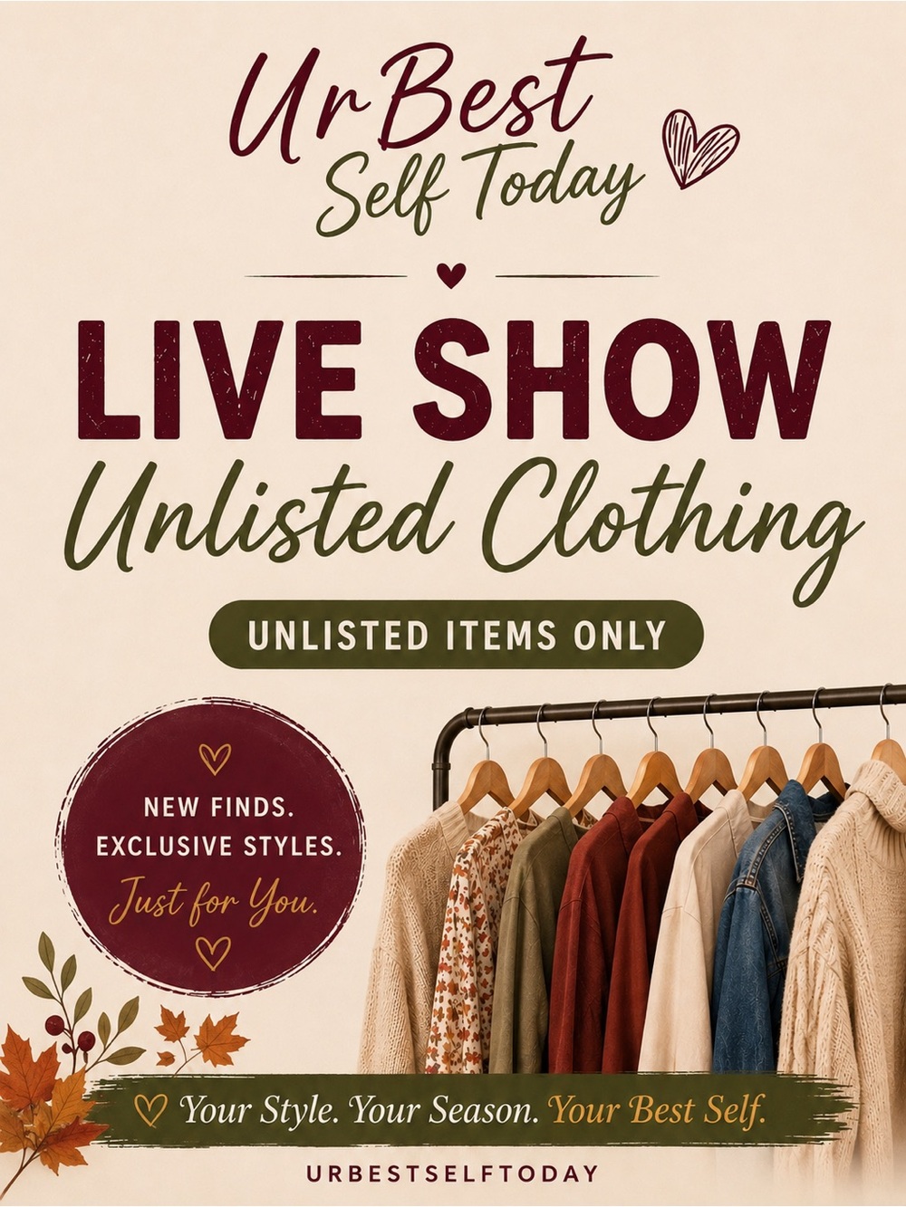 👖👗👚LIVE SHOW LISTING •DO NOT LIKE THIS LISTING👚👗👖 - Picture 1 of 2